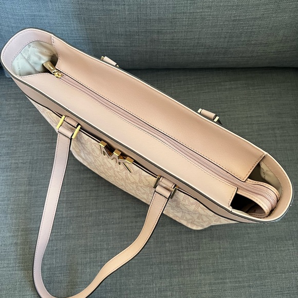 NWT MICHAEL KORS FLORENCE TOP ZIP LARGE TOTE HANDBAG - Picture 6 of 12